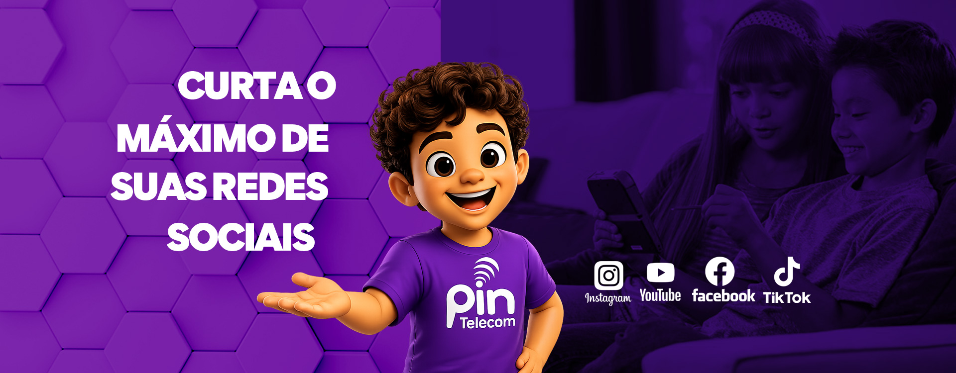 Internet rápida e estável